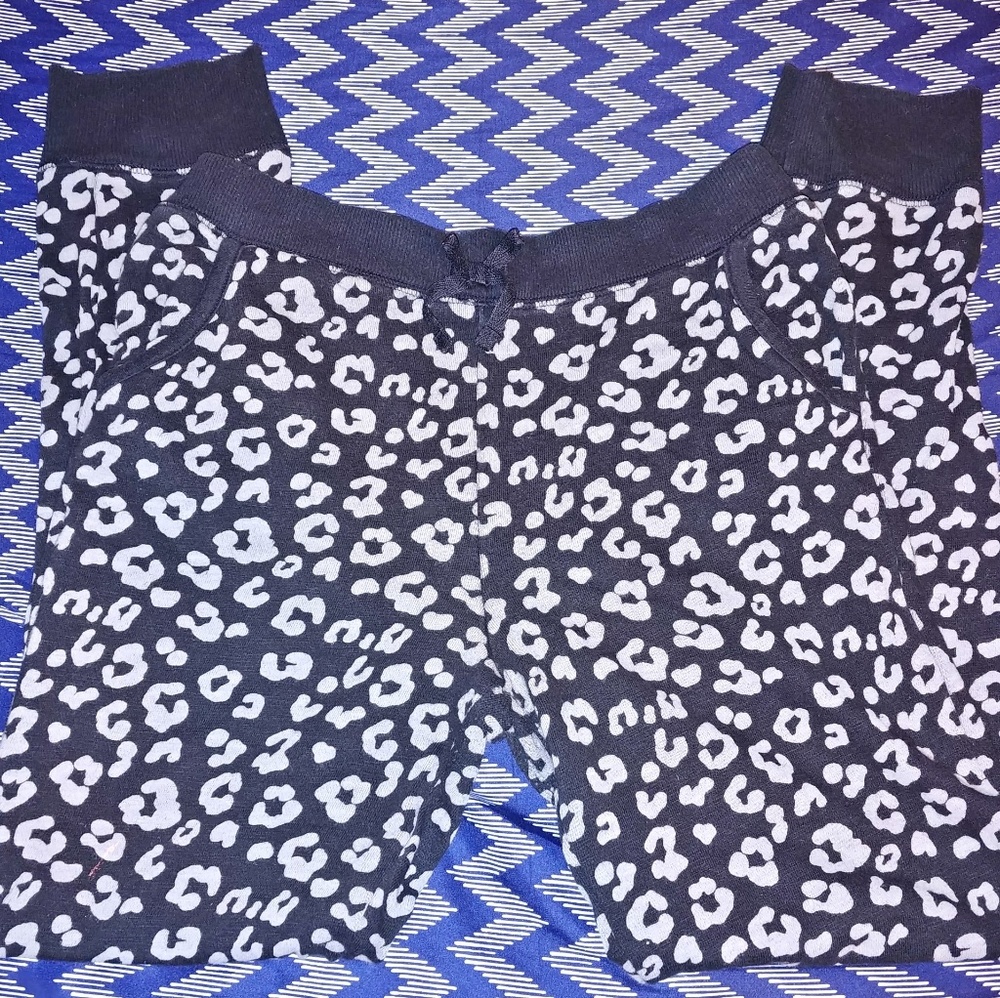 Cheetah print joggers